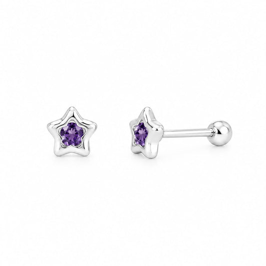 PIERCING ESTRELLA BISEL CZ COLORES
