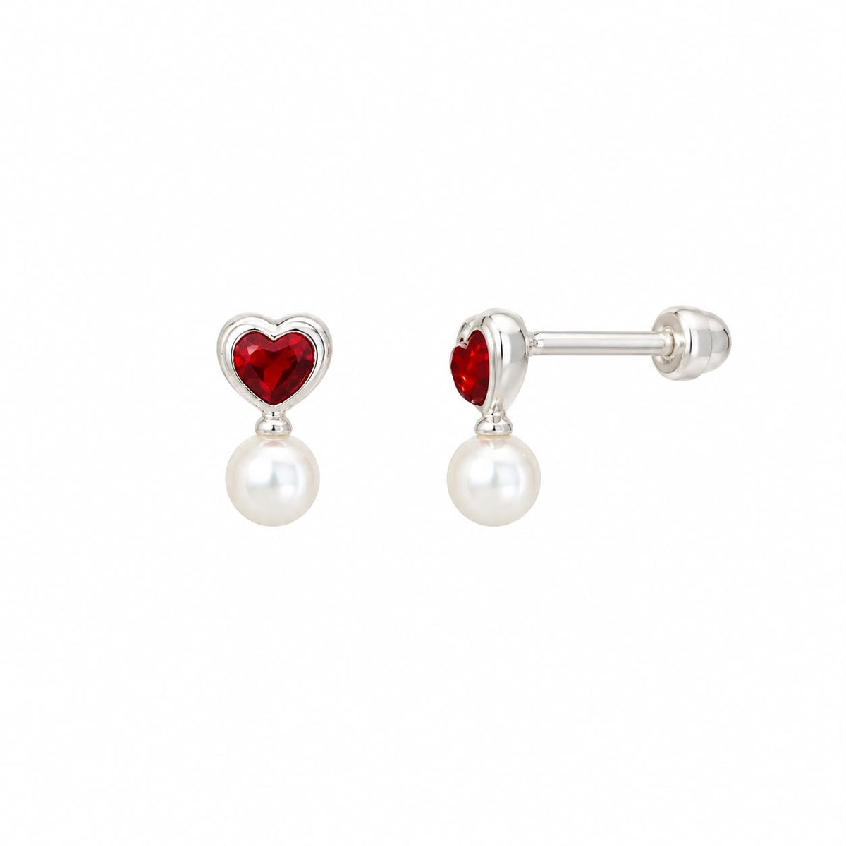PIERCING CORAZÓN Y PERLA