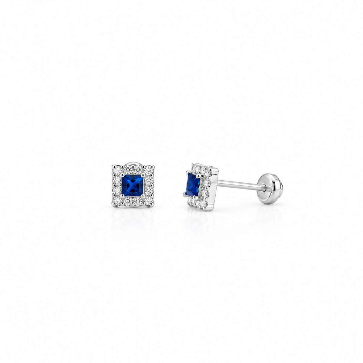 PIERCING CUADRO AZUL CONTORNO CZ