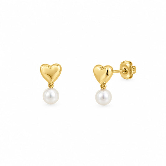 PIERCING CORAZÓN Y PERLA