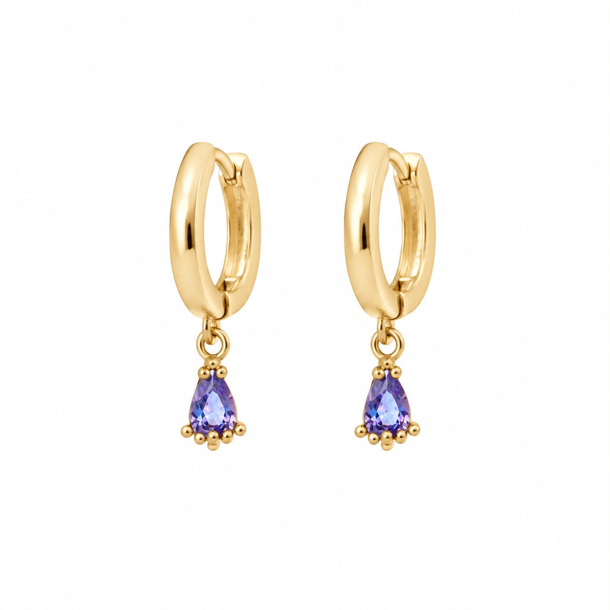 PIERCING COLGANTE CZ MORADA