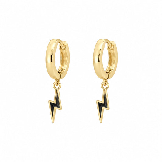PIERCING RAYO NEGRO COLGANTE