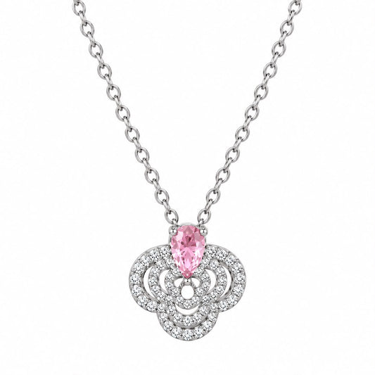 COLLAR FLOR CZ GOTA COLOR