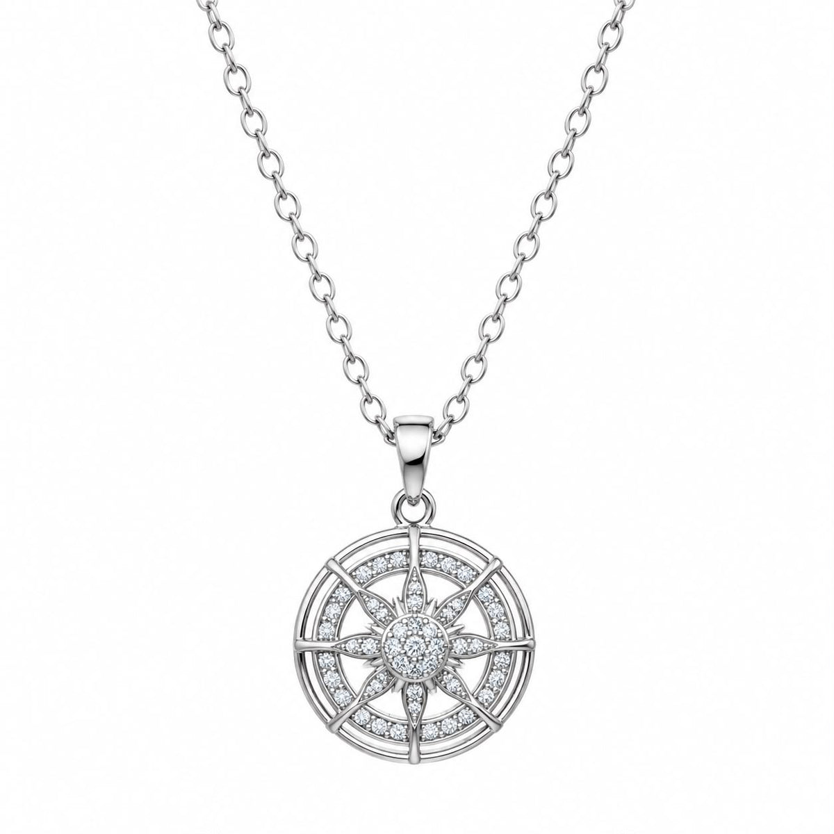 COLLAR PLACA SOL CIRCULAR