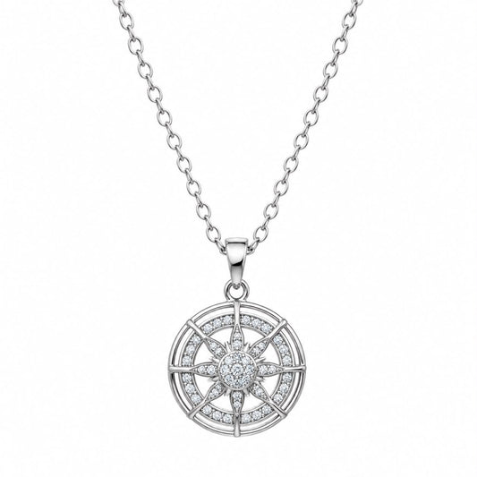 COLLAR PLACA SOL CIRCULAR