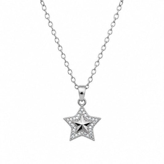 COLLAR ESTRELLA DOBLE CZ