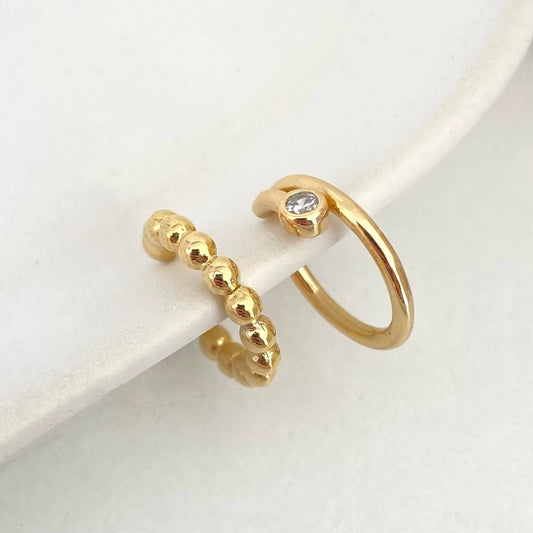 Ear Cuff Dots & Circonia
